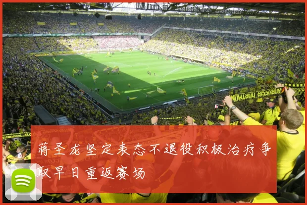 蒋圣龙坚定表态不退役积极治疗争取早日重返赛场